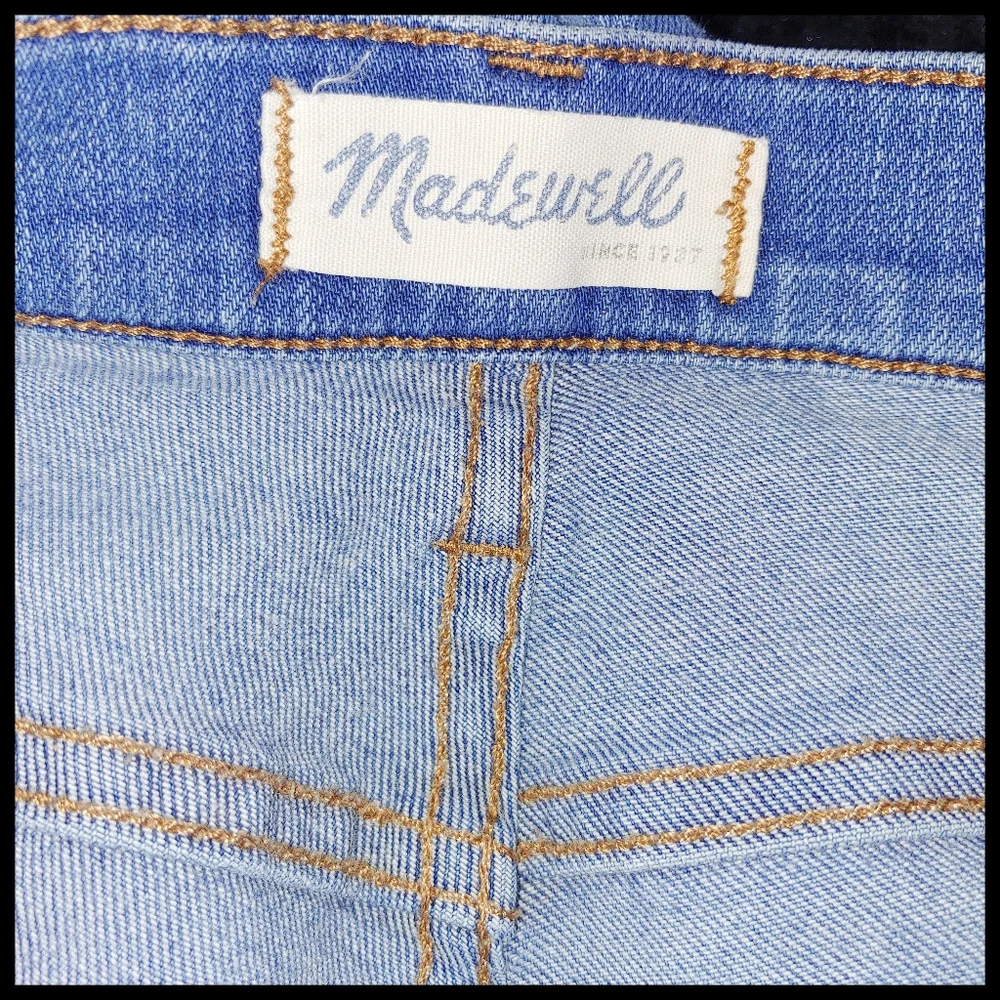 Madewell High Riser Skinny Blue Jeans 27 - Picture 5 of 7